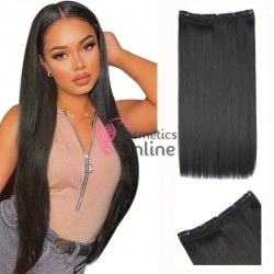 Extensie de par cu 5 Clips On delux dubla dreapta de 60 cm, Brunet 1921